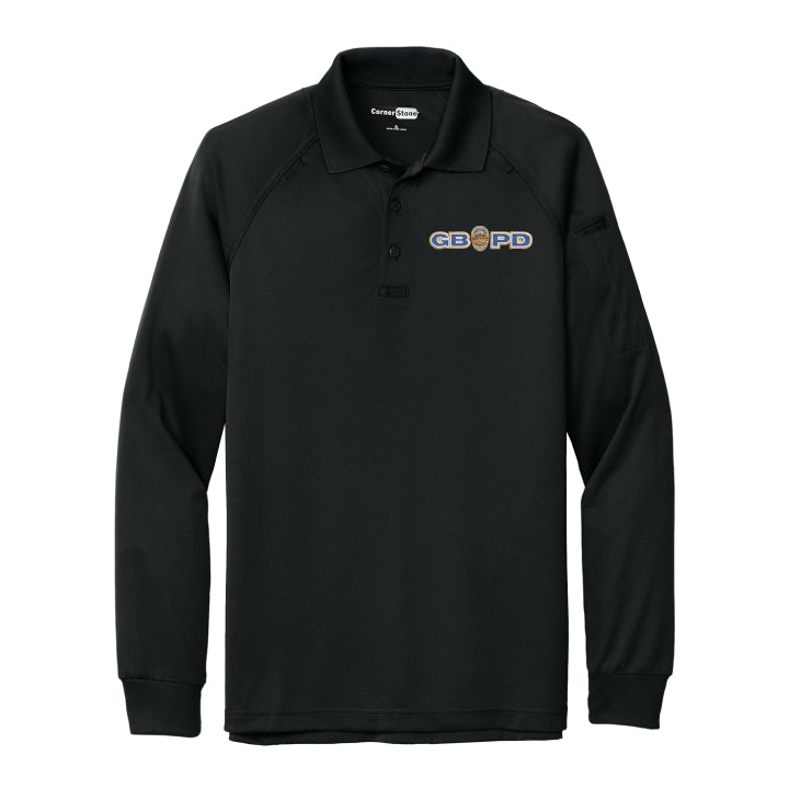 GBPD Men's Long Sleeve Polo